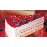 Mousse yogurt e frutti di bosco