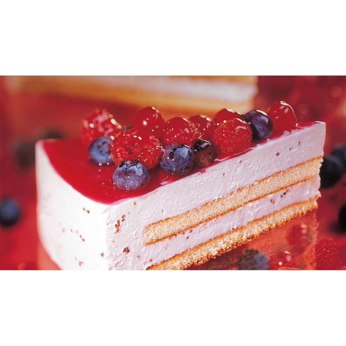 Mousse yogurt e frutti di bosco