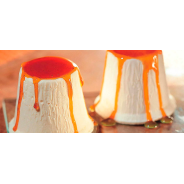 Panna cotta con caramello