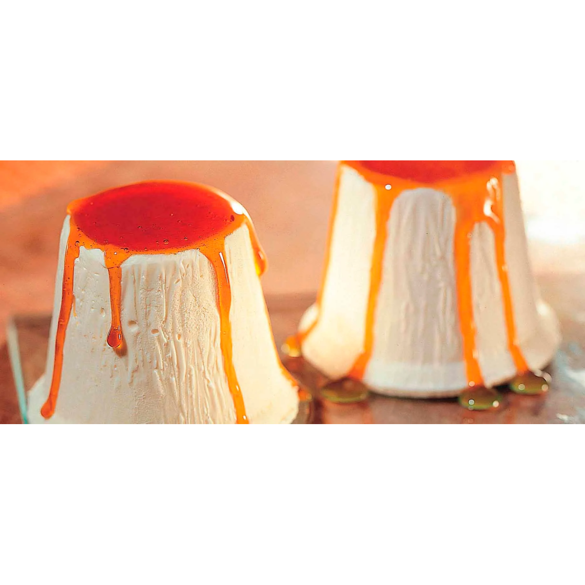 Panna cotta con caramello